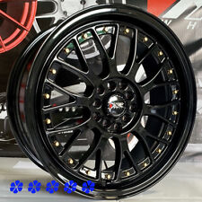 Xxr 521 17x7 38 Black Lip Rims Wheels 5x114.3 Fit 09 10 11 15 16 Kia Soul Forte