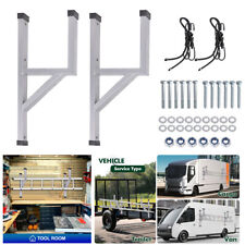 2x Cargo Carriers Bars Trailer Ladder Rack Side Mount For Enclosed