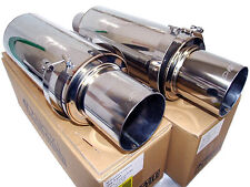 2x Apexi N1 Evolution-r Universal Exhaust Mufflers Turbo 3 Inlet 4.5 Tip